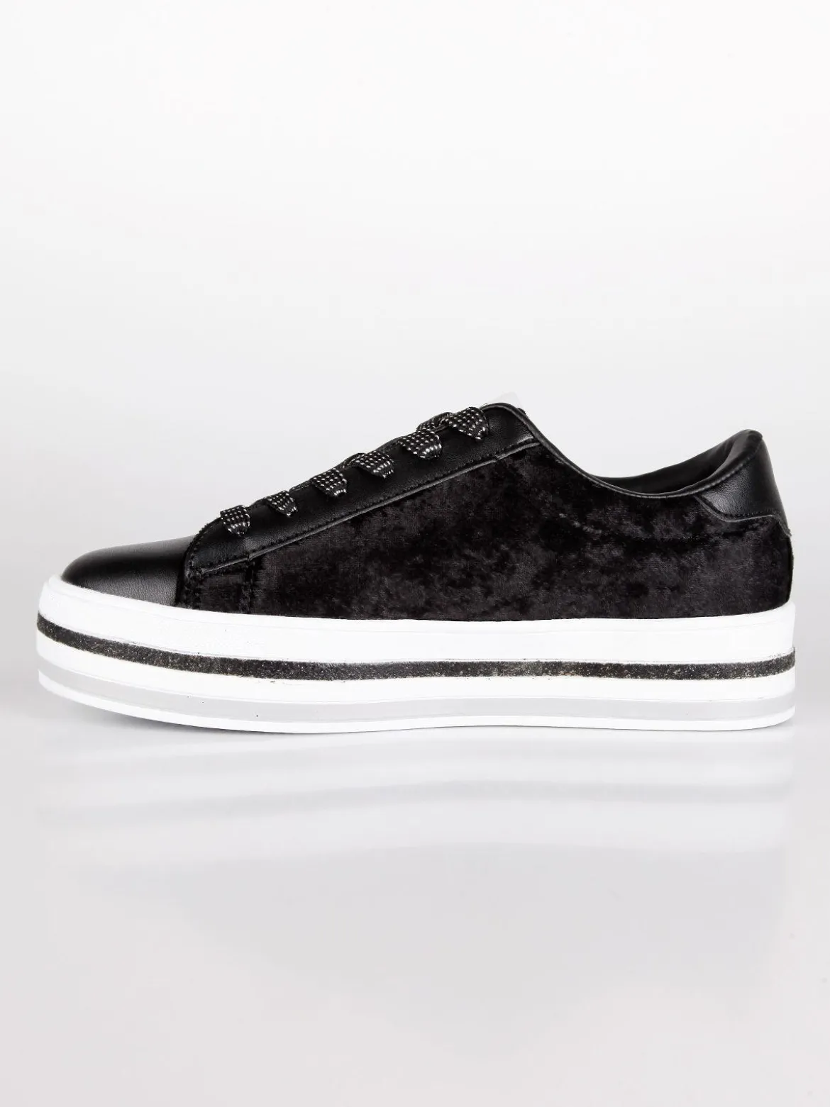 Sweet Years Sneakers nere in velluto