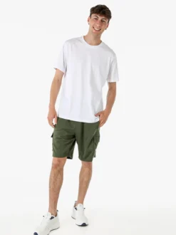 The People Rep Bermuda cargo da uomo con coulisse - militare
