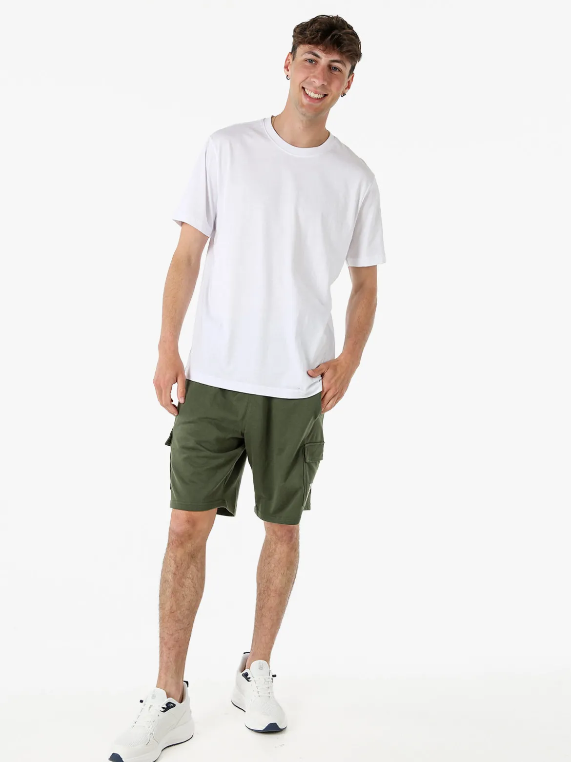 The People Rep Bermuda cargo da uomo con coulisse - militare