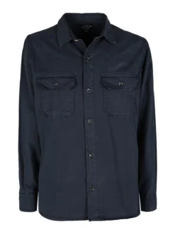The People Rep Giacca camicia casual da uomo in cotone con bottoni