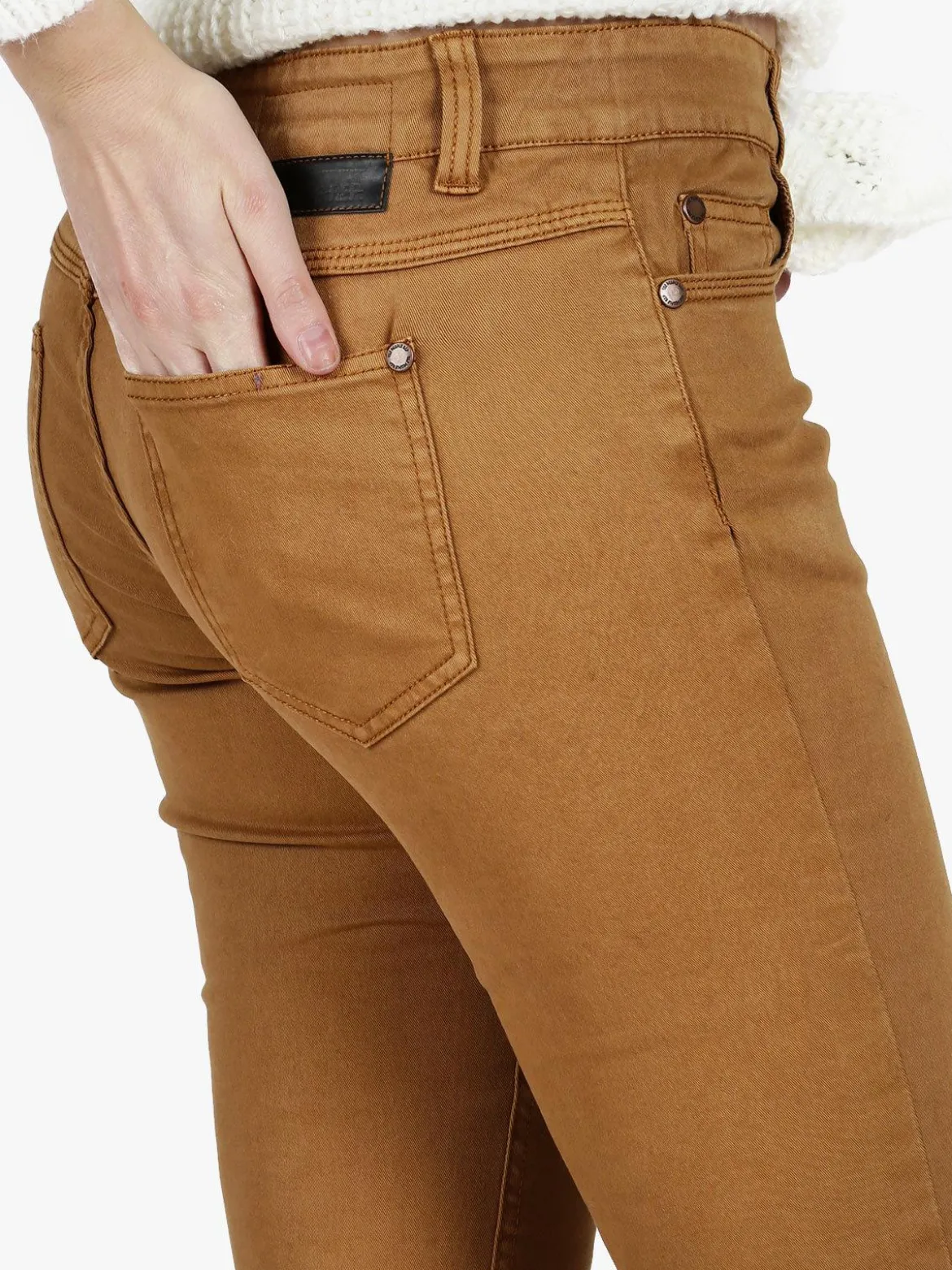 The People Rep Pantaloni 5 tasche in cotone slim fit