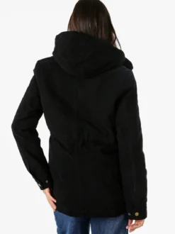 The People Rep Parka donna con cappuccio e imbottitura removibile - nero