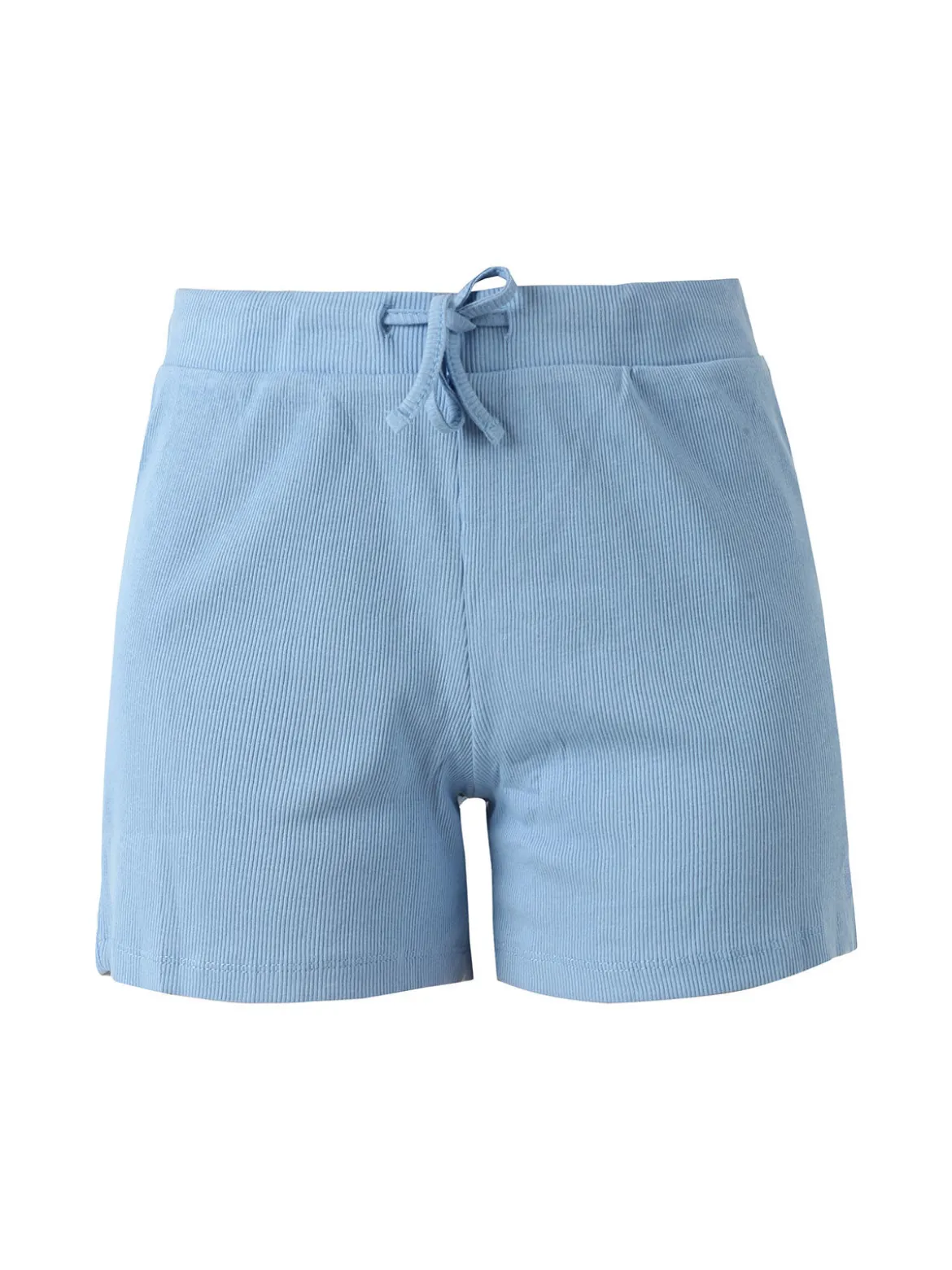 The People Rep Shorts sportivi da donna a costine con coulisse - azzurro