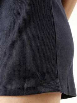 The People Rep Shorts sportivi da donna a costine con coulisse - blu scuro