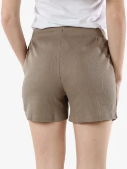 The People Rep Shorts sportivi da donna a costine con coulisse - taupe