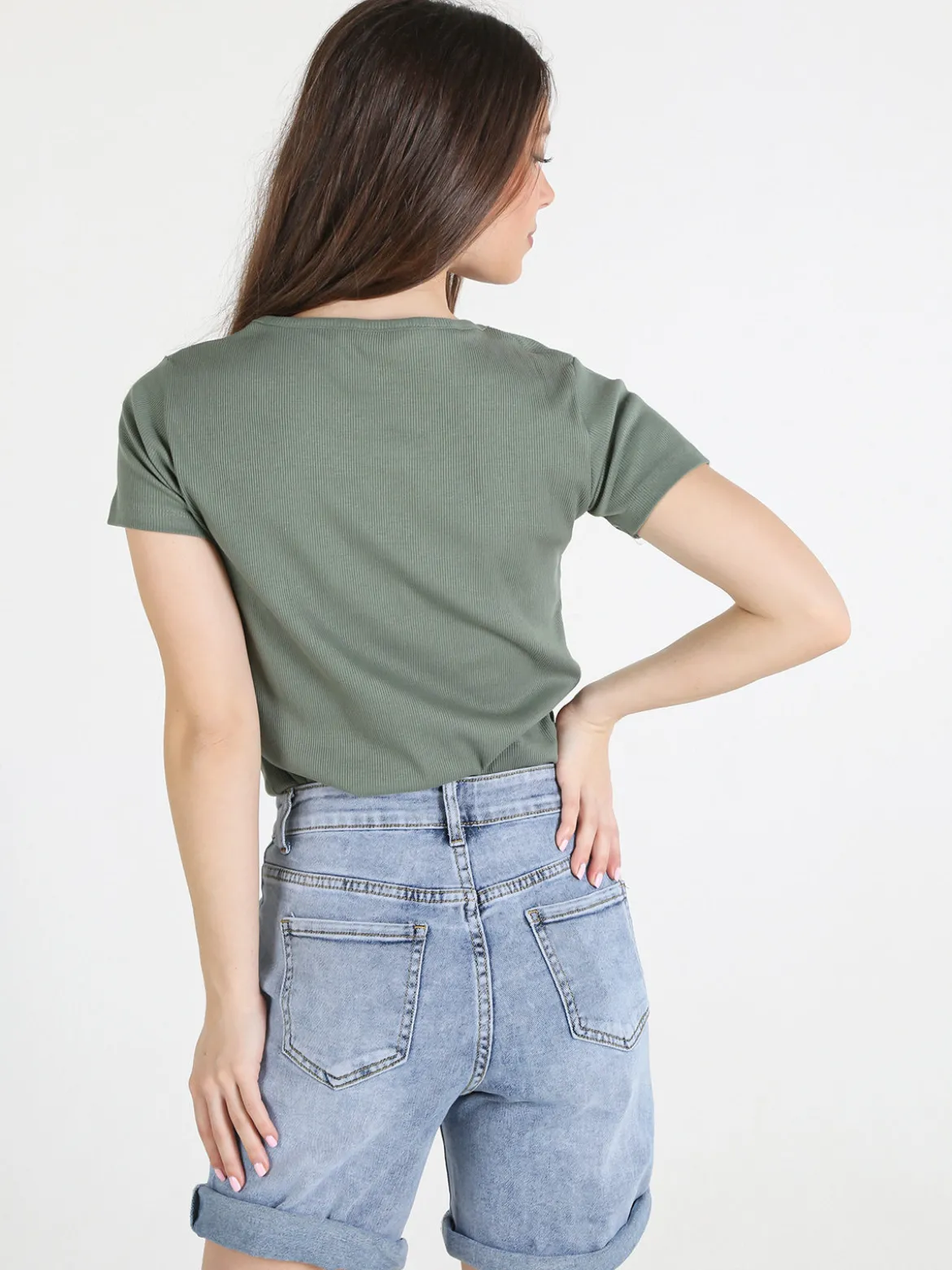 The People Rep T-shirt donna in cotone a costine