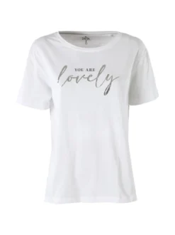 The People Rep T-shirt donna in cotone con stampa - bianco