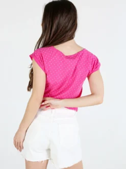 The People Rep T-shirt donna in cotone con stampa cuori