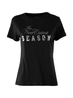 The People Rep T-shirt donna in cotone con stampa - nero