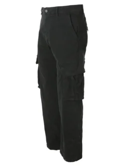 Tony Backer Pantaloni cargo da uomo a gamba dritta - nero