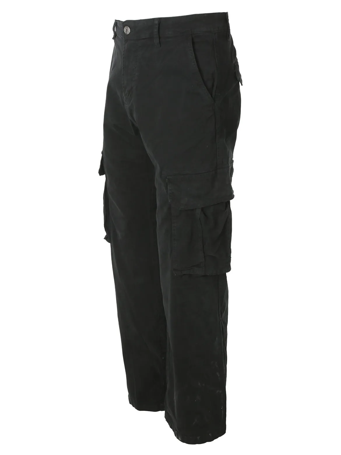 Tony Backer Pantaloni cargo da uomo a gamba dritta - nero