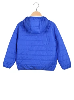 Top Style Giubbino 100 grammi da bambino reversibile con cappuccio e zip - blu