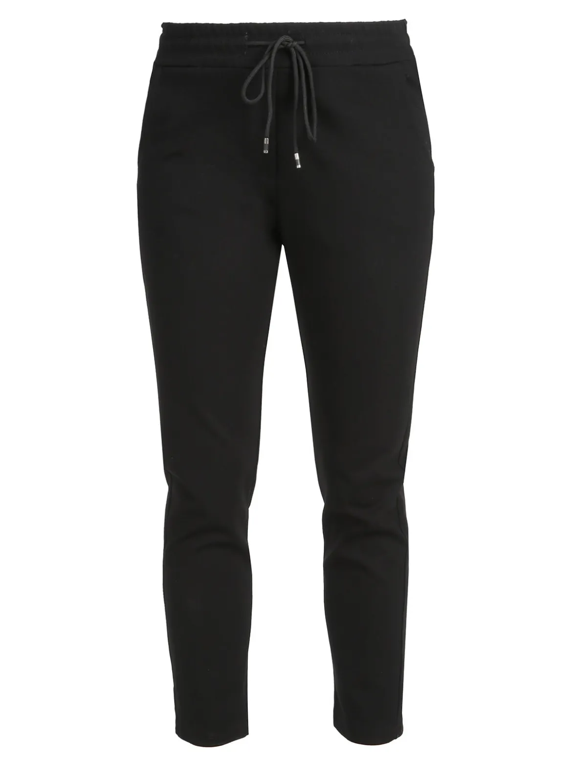 Top Trendy Pantaloni donna jogger con coulisse - nero