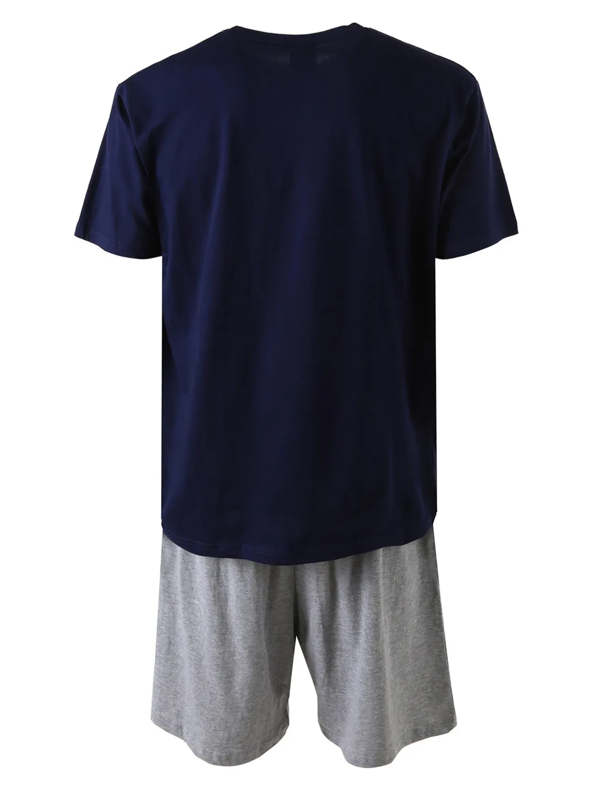 Umbro Completo corto da uomo sportivo in cotone con t-shirt e bermuda - blu scuro