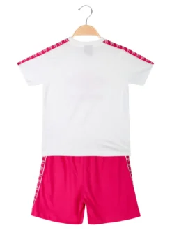 Umbro Completo corto 2 pezzi in cotone da ragazza con t-shirt e shorts