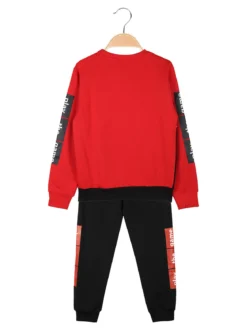 Umbro Completo tuta da bambino 2 pezzi con interno felpato - rosso