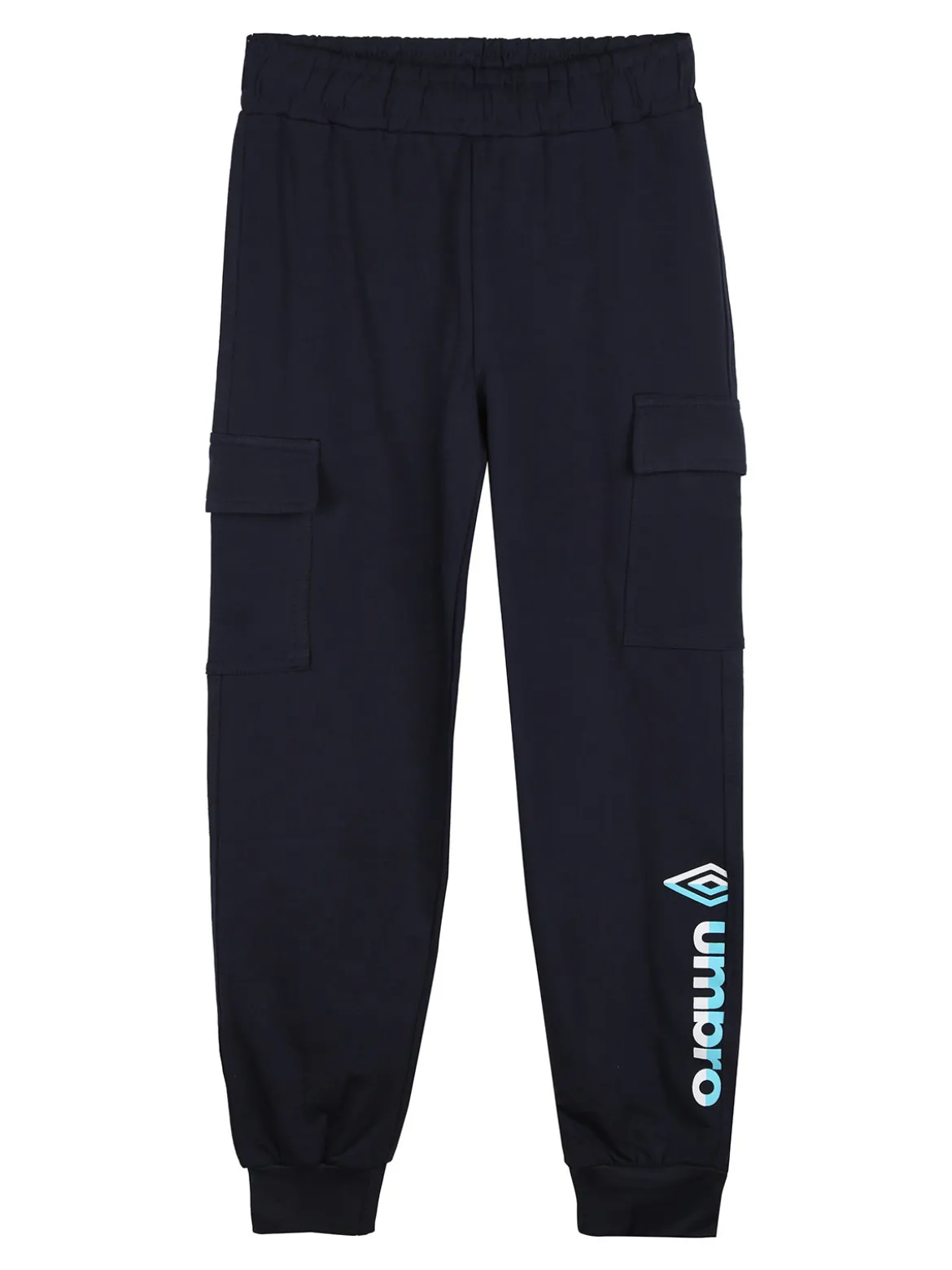 Umbro Completo tuta 2 pezzi da bambino full zip con pantaloni cargo - rosso