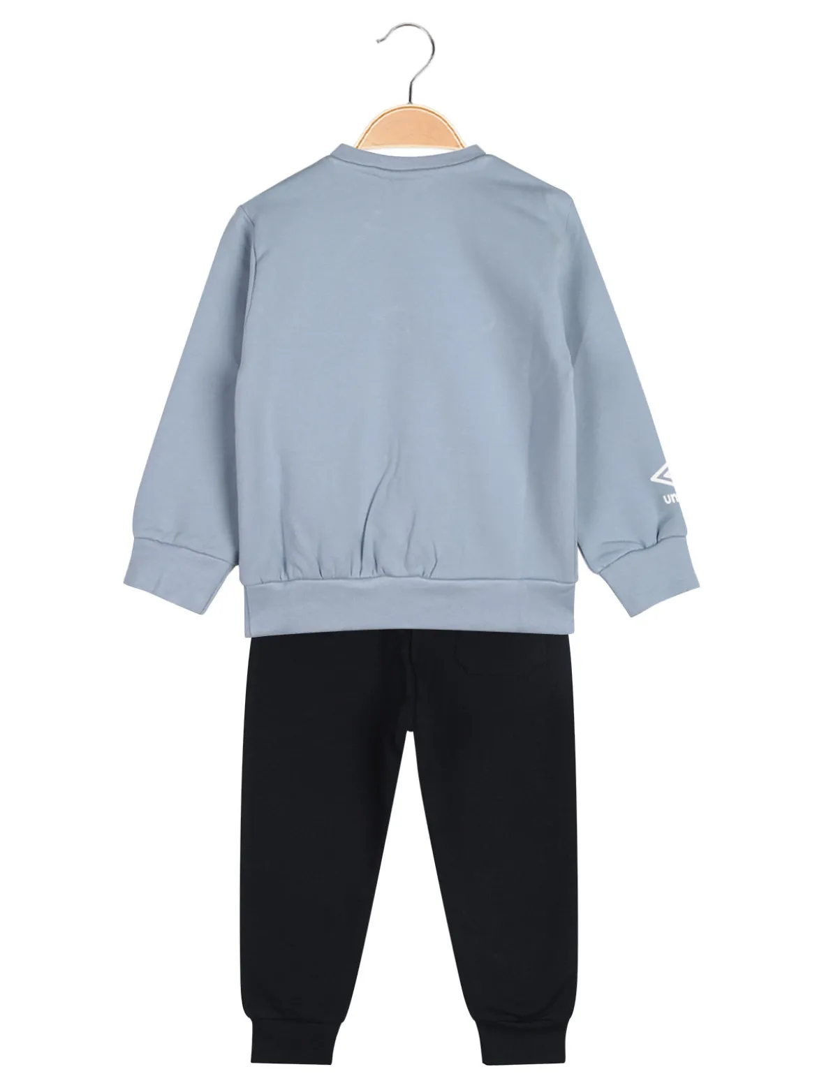 Umbro Completo tuta 2 pezzi da neonato in felpa con logo - ghiaccio