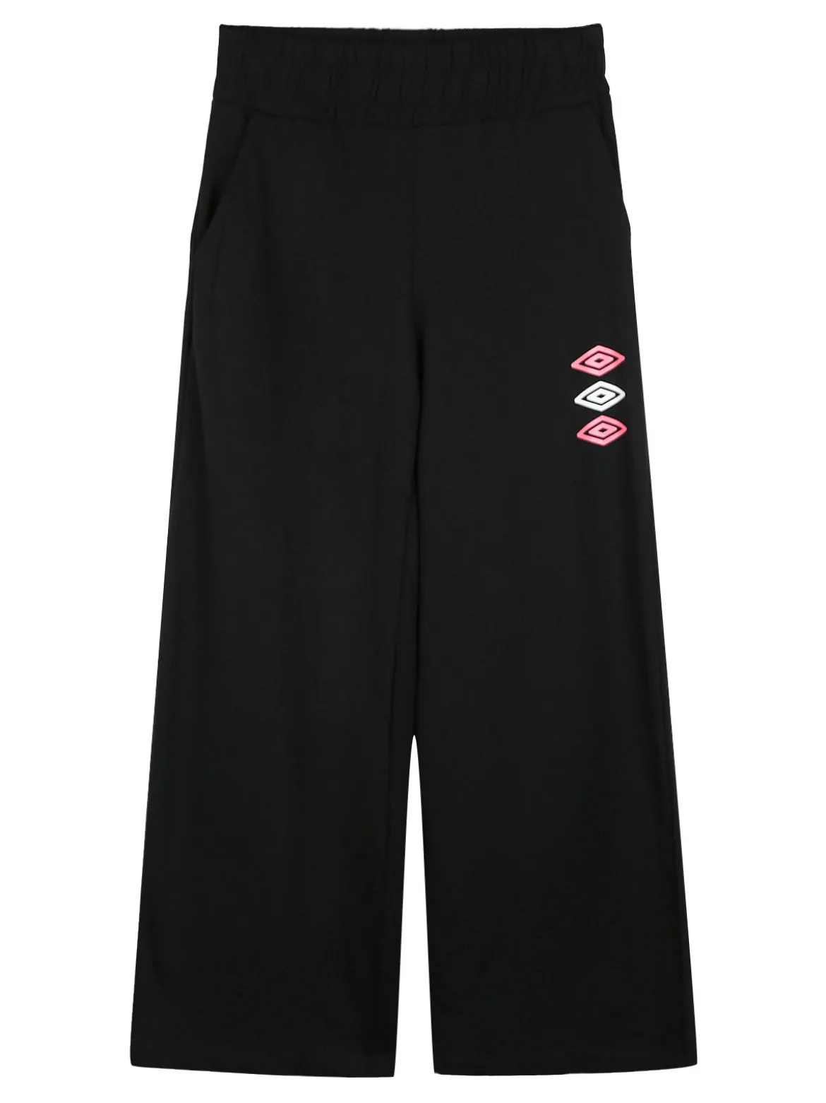 Umbro Completo tuta 2 pezzi da ragazza con felpa cropp e pantaloni a zampa - verde chiaro