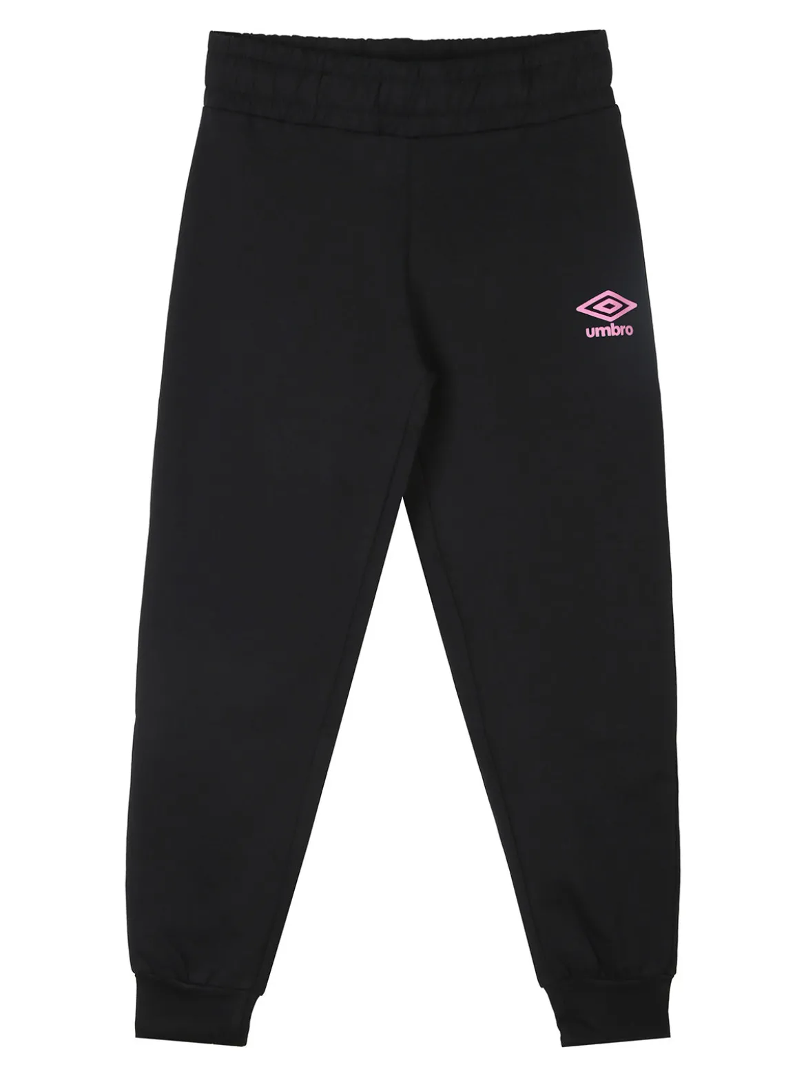Umbro Completo tuta 2 pezzi da ragazza con interno felpato e stampa logo - panna