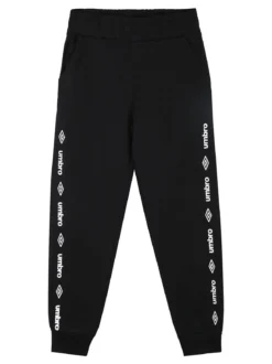 Umbro Completo tuta 2 pezzi da ragazzo con cappuccio e zip - nero