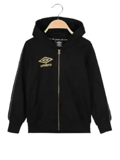 Umbro Felpa da ragazza con zip e cappuccio