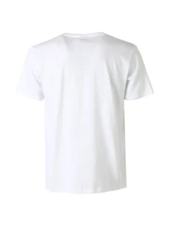 Umbro T-shirt girocollo da uomo in cotone con logo - bianco