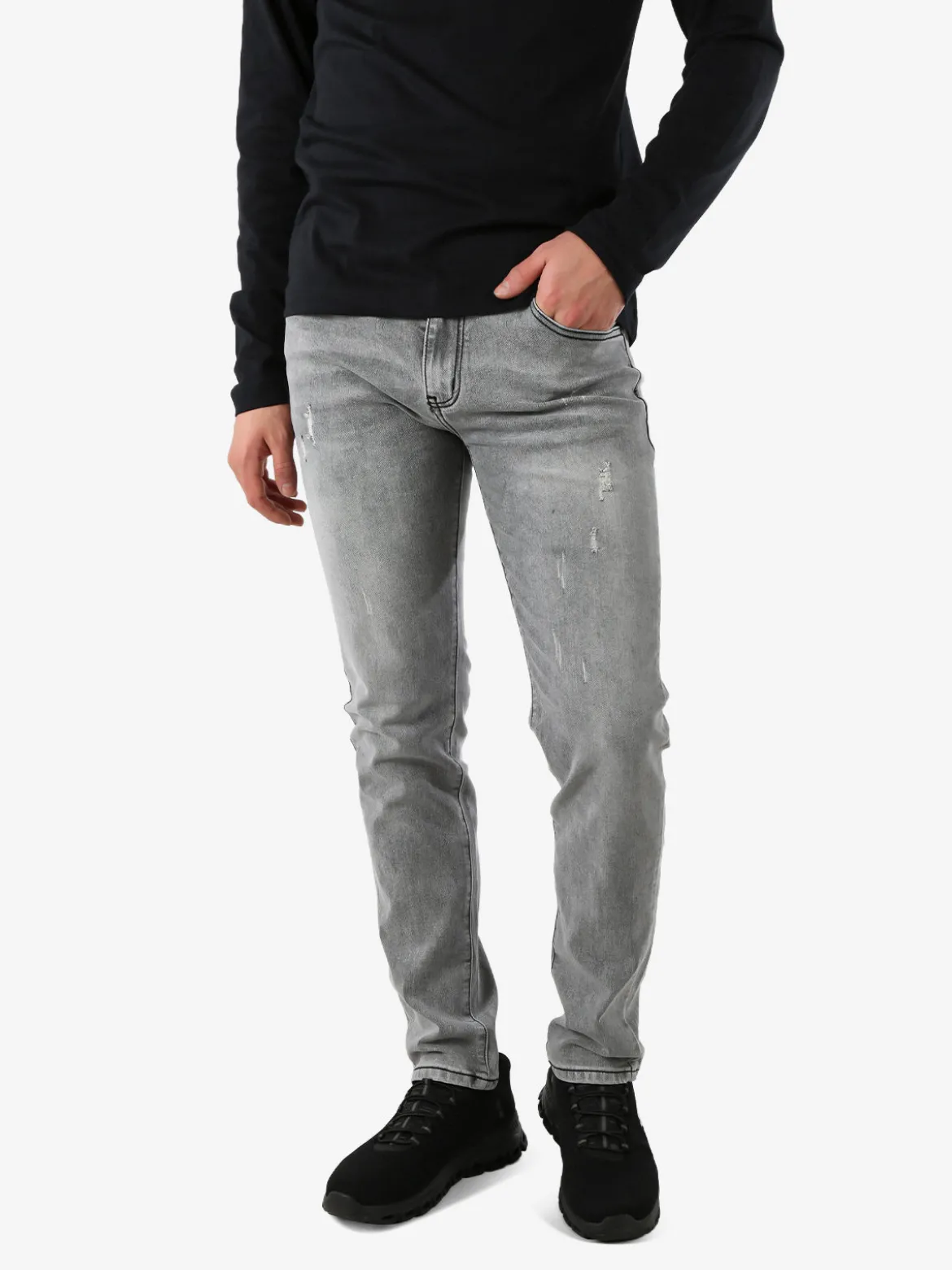 Unimarca Jeans da uomo slim fit - grigio