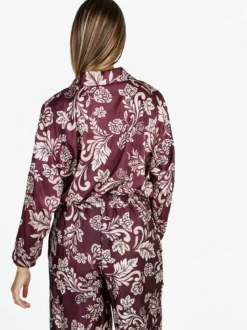 Unique Camicia donna a fantasia - bordeaux