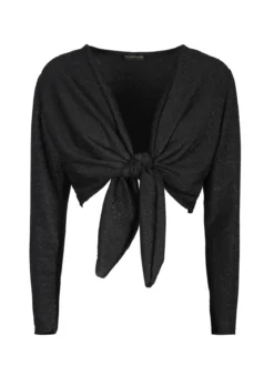 Unique Coprispalle donna a cuore in lurex