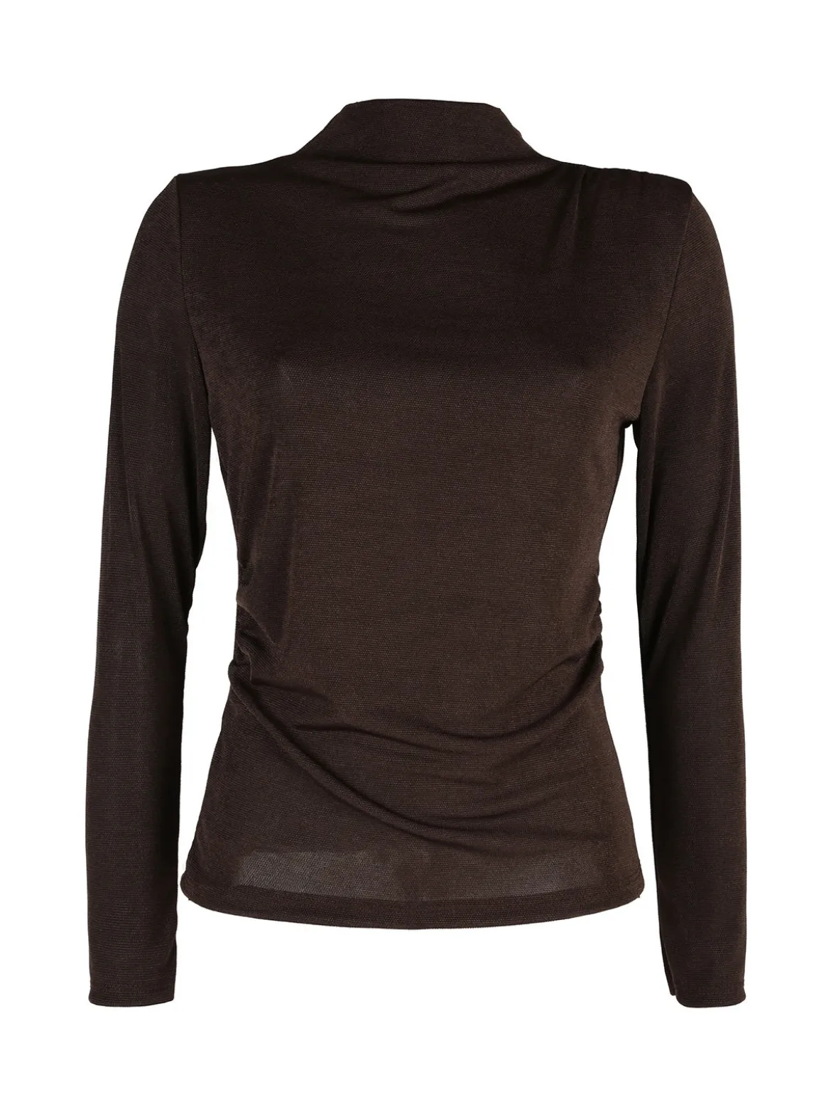 Unique Maglia donna accollata a maniche lunghe