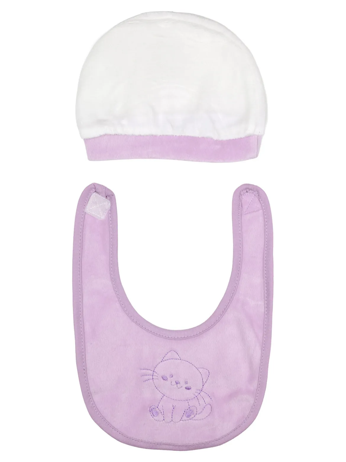 Urchin Completo lungo da neonata in ciniglia con accessori - lilla