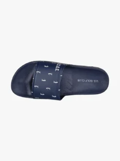 U.S. Golf Club Ciabatte in gomma da uomo a fascia larga - blu scuro