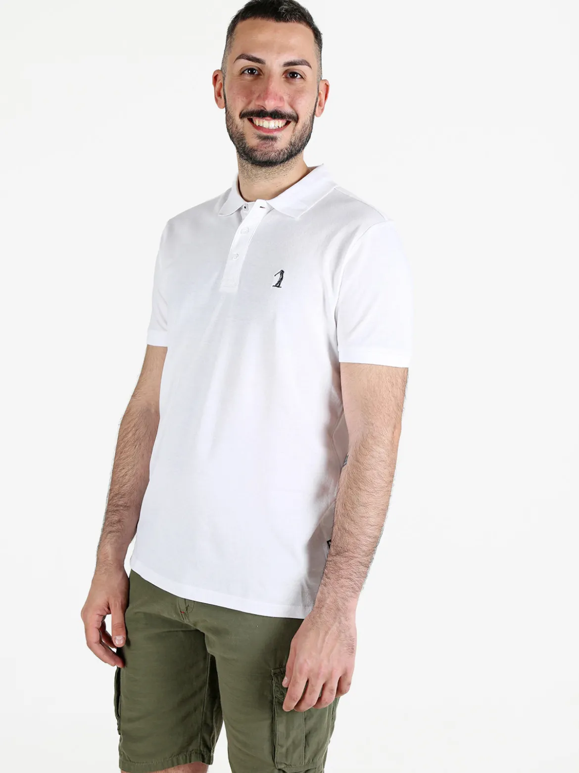 U.S. Golf Club Polo da uomo in cotone a maniche corte