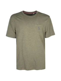 U.S. Golf Club T-shirt uomo in cotone con taschino
