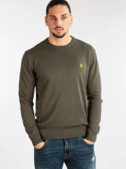 U.S. Polo Assn. Pullover uomo in misto cotone e cashmere