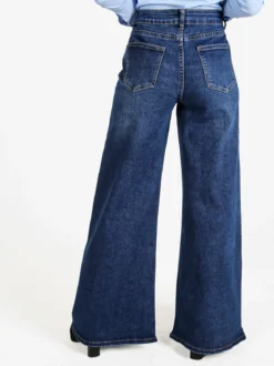 Vale Denim Jeans donna a gamba larga - jeans