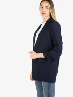 Vanita Blazer donna aperto con maniche arricciate