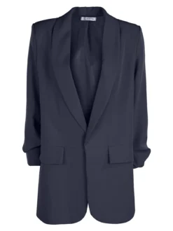 Vanita Blazer donna aperto con maniche arricciate