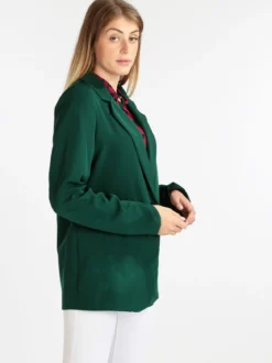 Vanita Blazer donna con maniche arricciate