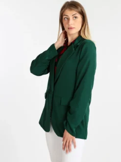 Vanita Blazer donna con maniche arricciate