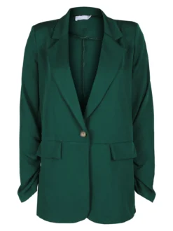 Vanita Blazer donna con maniche arricciate