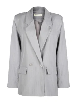 Vanita Blazer donna gessato con chiusura a doppio petto