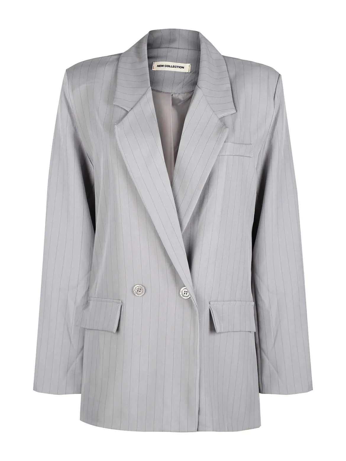 Vanita Blazer donna gessato con chiusura a doppio petto