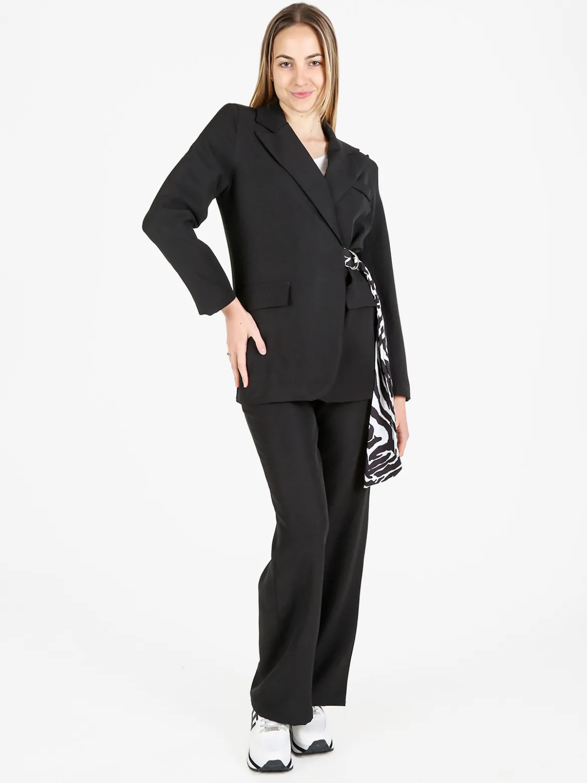 Vanita Completo da donna oversize con blazer e pantalone