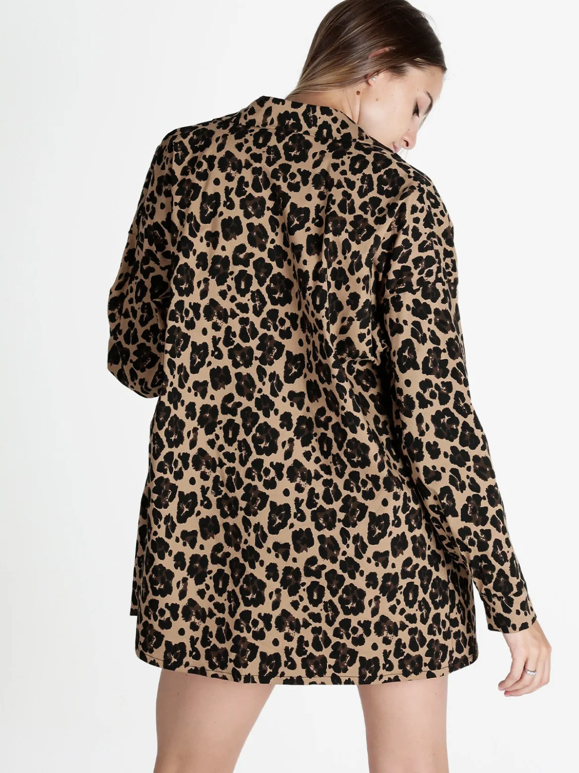 Vanita Giacca camicia lunga da donna maculata