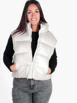 Vanita Gilet donna trapuntato con zip