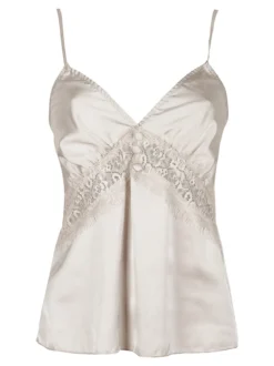 Vanita Top donna effetto raso