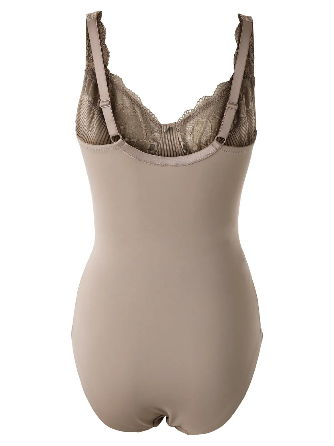 Verde Veronica AR40 Body donna con pizzo senza ferretto coppa D - fango