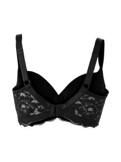 Verde Veronica AR14D Reggiseno preformato imbottito con ferretto coppa D - nero
